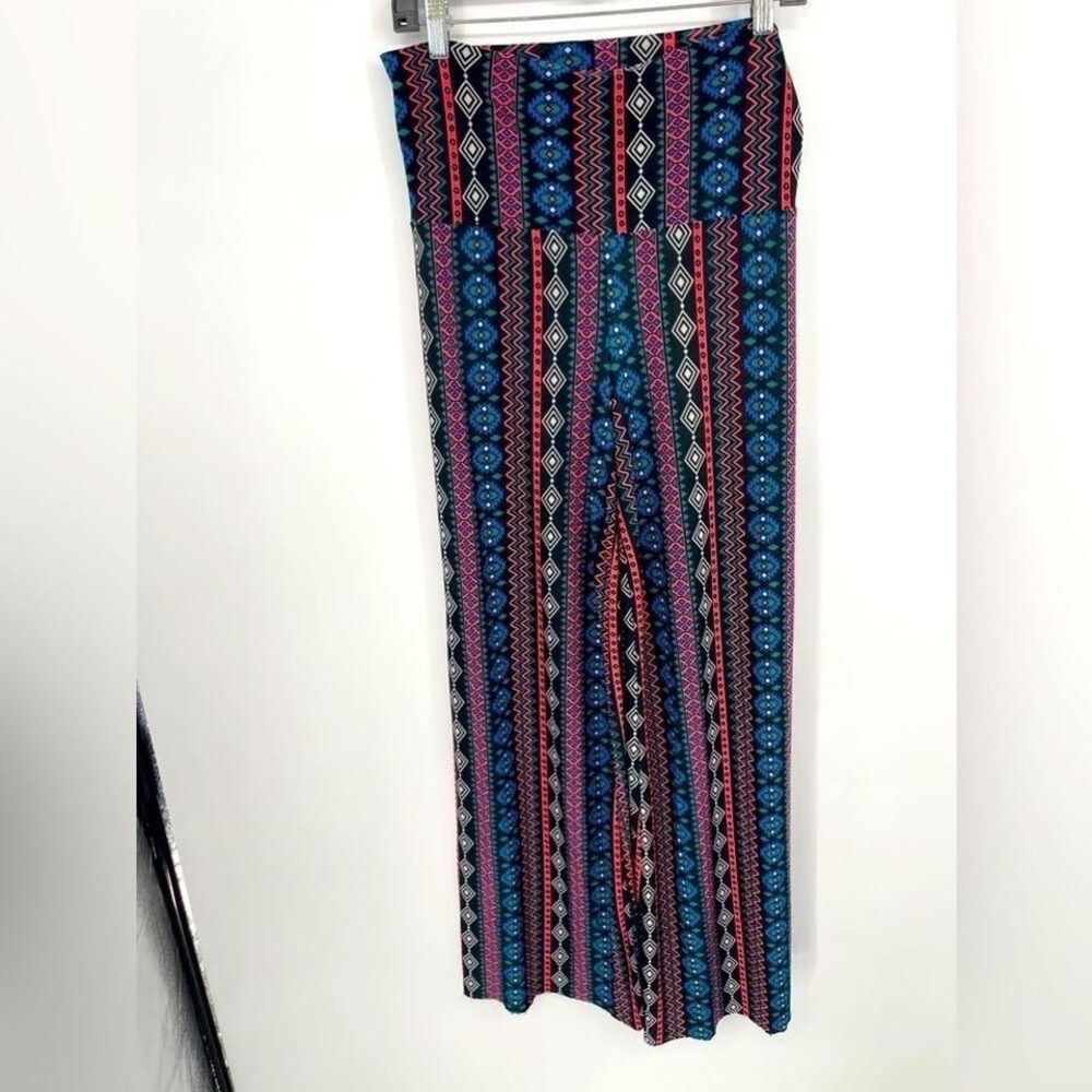 Joyce Leslie wide legs‎ multi color pants size large